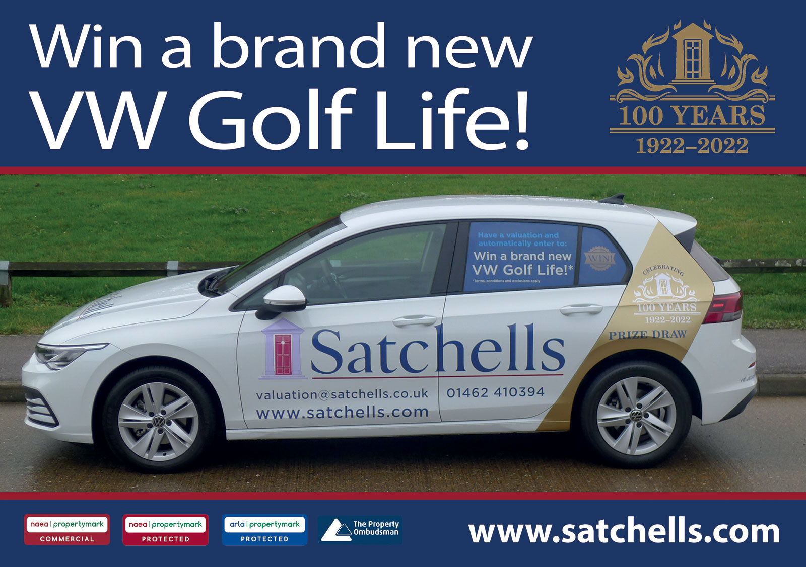 Win a brand new VW Golf Life